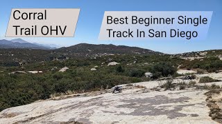 Corral Trail OHV best beginner single track in San Diego [upl. by Gitt555]