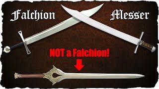 Falchion or Messer  Definition and Differences [upl. by Merchant183]