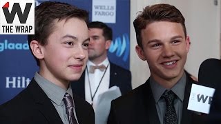 ‘The Fosters’ Hayden Byerly Gavin MacIntosh on Kiss Scene [upl. by Domela]