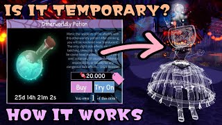 HOW IT WORKS Otherworldly Potion  Royale High Halloween 2021 [upl. by Darby]