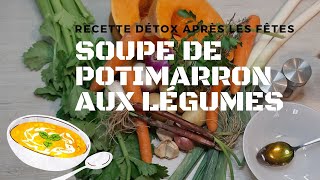 Soupe de Potiron aux légumes  Recette de Potimarron  Idées de Lulu [upl. by Germano]