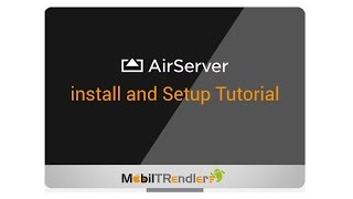 How to install airserver amp Setting Tutorial iphone and ipad Airplay To PC [upl. by Aicilana]