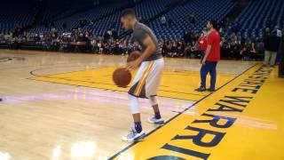 Entire Stephen Curry pregame dribbling routine [upl. by Koby]