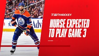 Oilers Nurse expected to play Game 3 against Panthers [upl. by Alletsirhc]