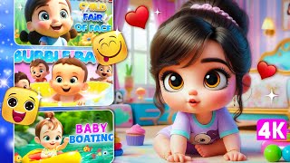 Best Baby Songs  TinyGeniusTV  Baby Bath Baby Walker Rhyme And More [upl. by Nonregla]