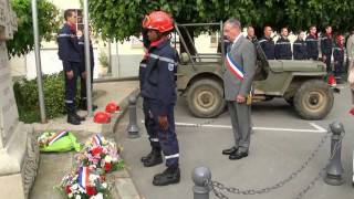 Commémoration à Chevreuse Yvelines de la quotVictoire 1945quot dimanche 08 mai 2011 [upl. by Orimlede366]