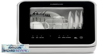 Farberware Portable Countertop Dishwasher with 5Liter Builtin Water Tank 5Program System Review [upl. by Akehsar]