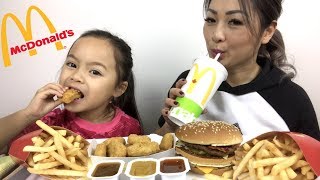 McDonalds Bacon BigMac amp Nuggets Meal  Mukbang  NE Lets Eat [upl. by Boycey328]