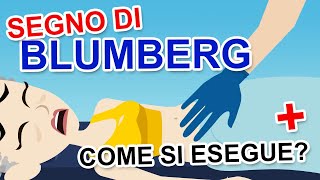 Il segno di BLUMBERG una manovra per identificare la PERITONITE [upl. by Sirc625]