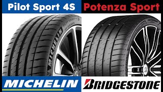 Bridgestone Potenza Sport vs Michelin Pilot Sport 4S [upl. by Telford]