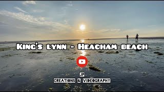 King’s Lynn  Heacham Beach  4K DolbyVision HDR  iPhone 12ProMax Footage  JampF World [upl. by Shurwood]