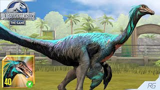 STRUTHIOMIMUS MAX LEVEL 40 NEW HERBIVORE Feeding Battle Special Attack  Jurassic World The Game [upl. by Niela]