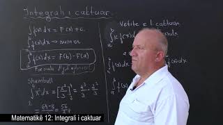 Matematikë 12  Integrali i caktuar [upl. by Britte]