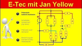 Gleichstrom 69 Elektrische Schaltung zerlegen [upl. by Sigismund]