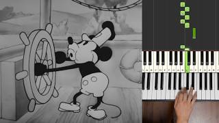 Public Domain Mickey Mouse Whistle on Piano [upl. by Chapin74]