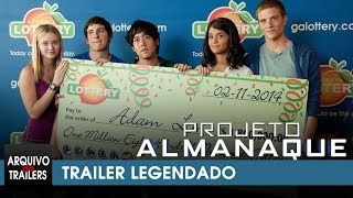 Projeto Almanaque Project Almanac 2015  Trailer Legendado [upl. by Dirraj531]