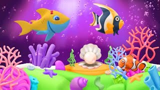 Baby Lullaby Soothing fishes 🐟 Aquarium 🐟 Baby sleep music 💤 [upl. by Aicelet288]