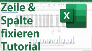 Zeile amp Spalte fixieren  Excel Online Tutorial [upl. by Aenal]