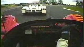 1 Radical SR3 vs 2 Radical SR8s Racing at Croft [upl. by Cacie]