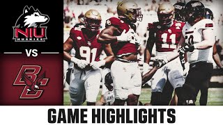 Northern Illinois vs Boston College Game Highlights  2023 ACC Football [upl. by Oshinski]