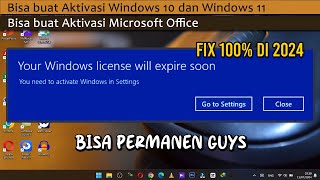 Cara Mengatasi Windows Will Expired Soon Windows 10 dan Windows 11 2024 [upl. by Nolyaw821]