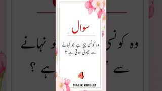 Riddles In Urdu Paheliyan In Urdu shorts [upl. by Enitsrik]