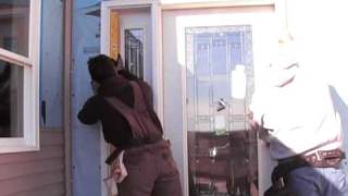 How to Install an Exterior Door with a Sidelight [upl. by Ajup]