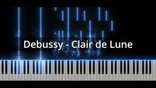 Debussy  Clair de Lune  NVKpiano [upl. by Salome]