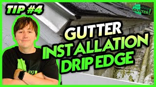 Gutter Installation tip quotDrip Edgequot4 [upl. by Ailuj176]