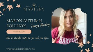 Mabon Autumn Equinox 2024 Energy Reading how it relates to you [upl. by Karsten]