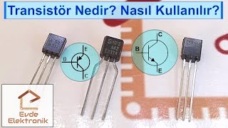 Transistör Nedir Nasıl Çalışır Nasıl Kullanılır BJT 13 11 [upl. by Blakeley]