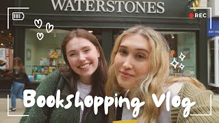 cozy bookshopping vlog 📖☁️☕️🌼 mini book haul and reading in cafés [upl. by Marmion92]