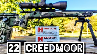 22 Creedmoor First Shots [upl. by Adlihtam]