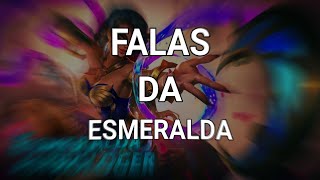 FALAS DA ESMERALDA EM PORTUGUÊS  MOBILE LEGENDS [upl. by Vivian]