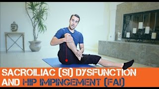 Sacroiliac dysfunction and hip impingement FAI [upl. by Shewchuk]