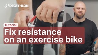 TUTORIAL  How to Fix Resistance Issues on Your Exercise Bike 🚲  Decathlon [upl. by Namruht903]