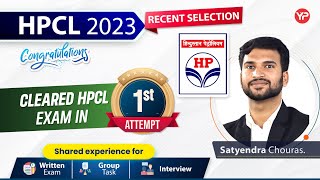 Cleared HPCL exam in 1st attempt  Satyendra Experience sharing HPCL 2023 selection without GATE [upl. by Bove]