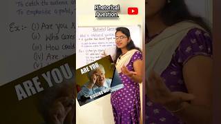 आसान 😎 Rhetorical question  Trick 🔴🔶 english shorts education youtubeshorts motivation viral [upl. by Bolen]