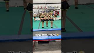 allstarcheer cheerleading shorts shortsviral cheerleader practice letsgo competitive cheer [upl. by Berkie664]