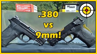 FMJ Battle 380 vs 9mm Full Metal Jacket Ballistic Gel Test Which Caliber is the BEST [upl. by Yggam]