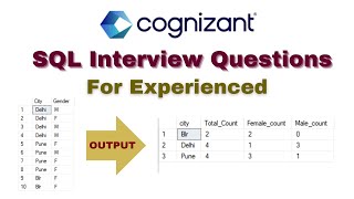 55Cognizant SQL Interview Questions For ExperiencedSQL Tricky Interview QuestionsPandeyGuruji [upl. by Naujaj]