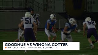 High School Football Goodhue vs Winona Cotter [upl. by Natsirt965]