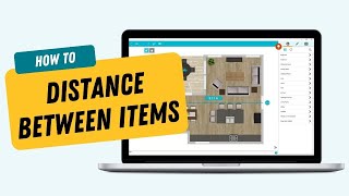 Measure the Distance Between Items  RoomSketcher App [upl. by Aihsened412]