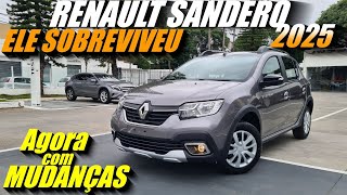 RENAULT SANDERO STEPWAY 2025  Chegou com MUDANÇAS Versão de Entrada [upl. by Lian]