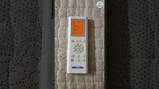 WALTON AC Fahrenheit to Celsius  WALTON AC Remote Function [upl. by Skerl458]