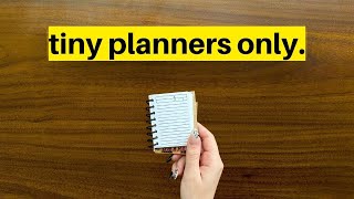 The Small Planner Revolution Explained [upl. by Case]