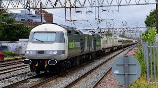 4x Class 43s dragging 3x Class 777s  6Q77 Wembley to Walton Sdgs  2nd August 2023 [upl. by Carolin503]