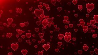 Neon Light Hearts Flying❤️ New Heart Background Video Loop  Animated Background  Wallpaper Heart [upl. by Arikaahs]