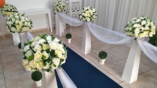 Como Montar um Corredor de Cerimônia Simples Decoração Casamento Como Fazer e Decorar [upl. by Pinckney]