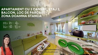 Apartament cu 3 camere parcare privata cu telecomanda balcon [upl. by Kwasi]